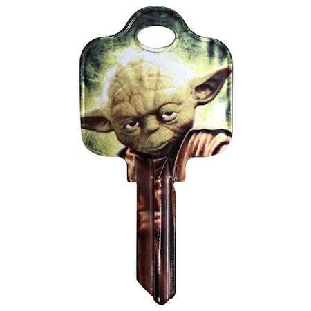 Hillman HILLMAN Star Wars Yoda House/Padlock Universal Key Blank SC1 Single, PK5 94861